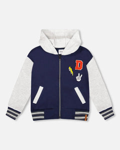 Fleece Patch Jacket