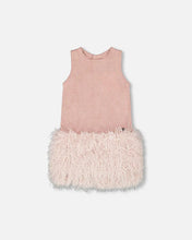Load image into Gallery viewer, Blush Pink Feather Dress
