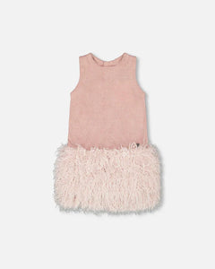 Blush Pink Feather Dress