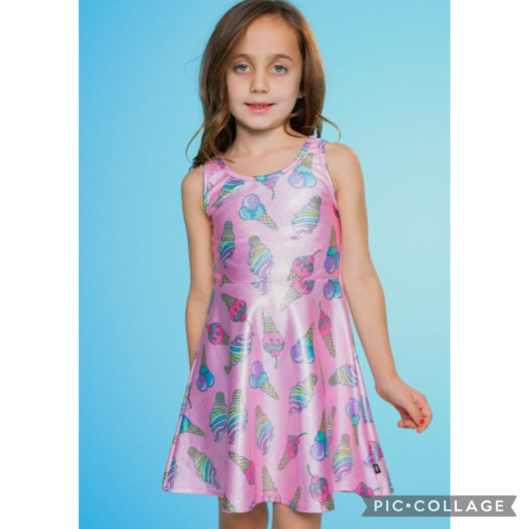 Pixie Metallic Ice Cream Dress