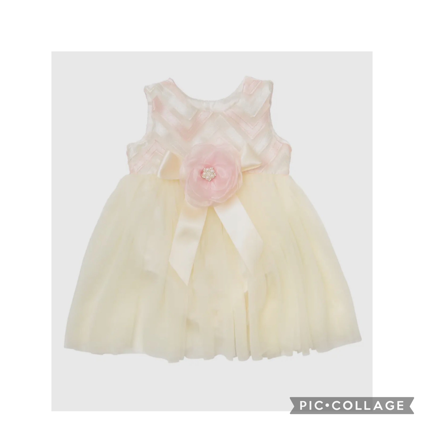Zoe's Beige/ Pink Romper Dress Sassy Savannah Baby & Kids Zoe's Beige/ Pink Romper Dress Sassy Savannah Baby & Kids