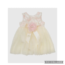 Load image into Gallery viewer, Zoe’s Beige/ Pink Romper Dress
