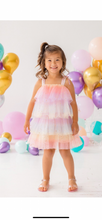 Load image into Gallery viewer, Rainbow Delight  Tulle  Dress
