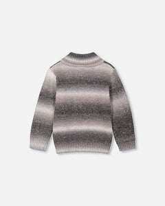 Grey Gradient Sweater