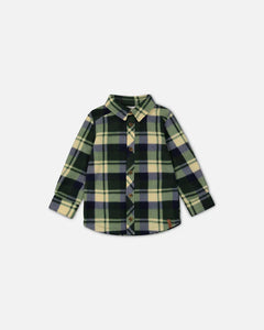 Green Plaid  Fleece