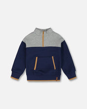 Load image into Gallery viewer, Quilted Sweater Half Zip
