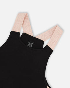 Pink/ Black Jumper