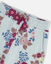 Load image into Gallery viewer, Blue Floral Sweat Set
